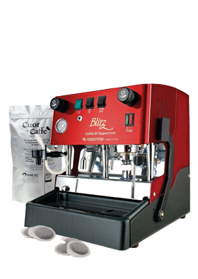Espresso-Service mit professionellen italienischen ESE Kaffeepads